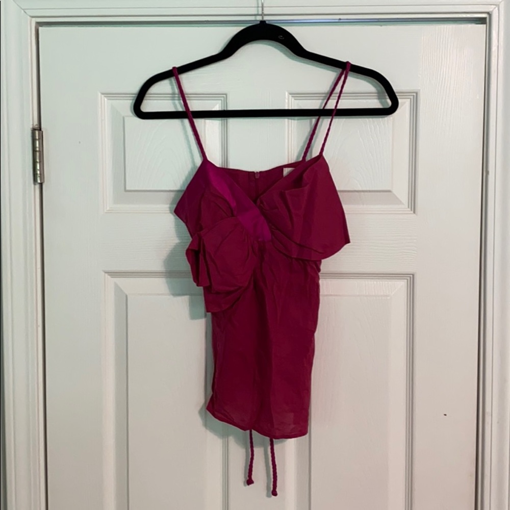 VaVa Pink bow top